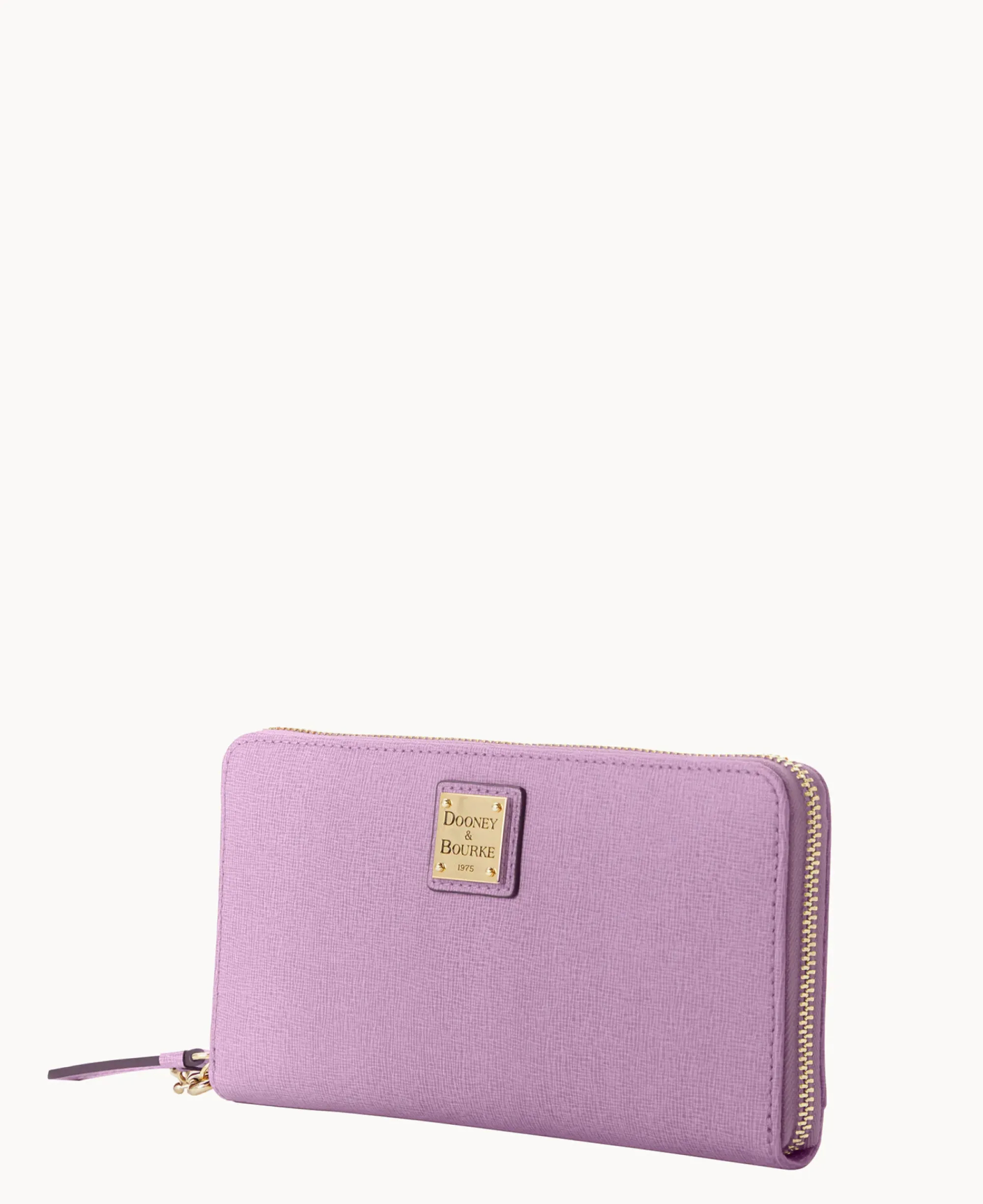 Dooney & Bourke The Saffiano Collection|Grab and Go<Saffiano Large Zip Around Wristlet Light Mauve