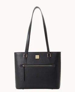 Dooney & Bourke The Saffiano Collection|Ready For the Getaway<Saffiano Shopper Black