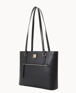 Dooney & Bourke The Saffiano Collection|Ready For the Getaway<Saffiano Shopper Black