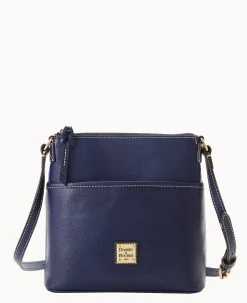 Dooney & Bourke The Saffiano Collection|Textured Leather<Saffiano Small Everyday Crossbody Marine