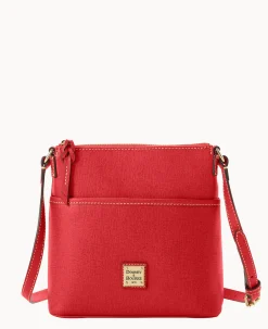 Dooney & Bourke The Saffiano Collection|Textured Leather<Saffiano Small Everyday Crossbody Tomato