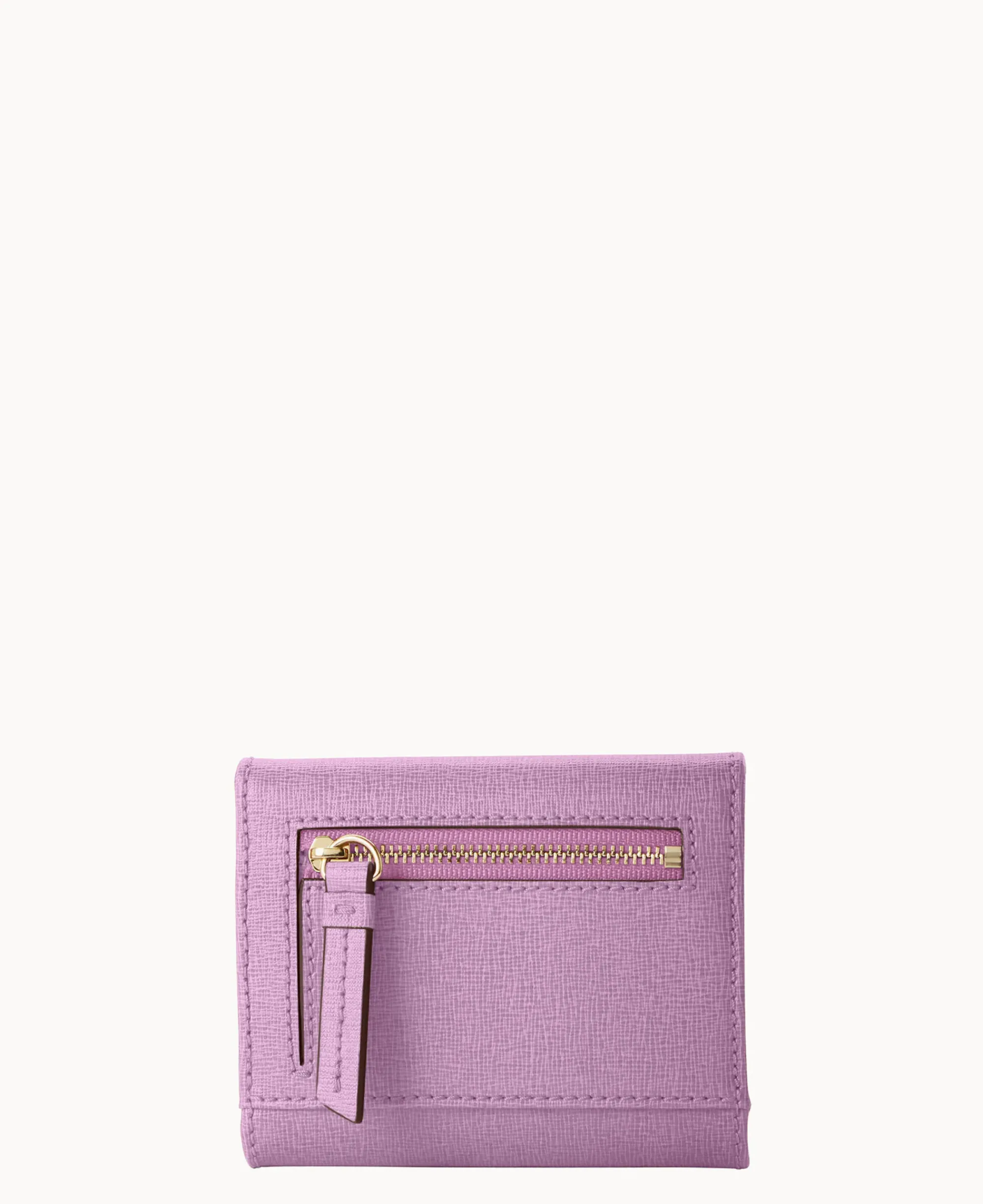 Dooney & Bourke The Saffiano Collection|Grab and Go<Saffiano Small Flap Credit Card Wallet Light Mauve