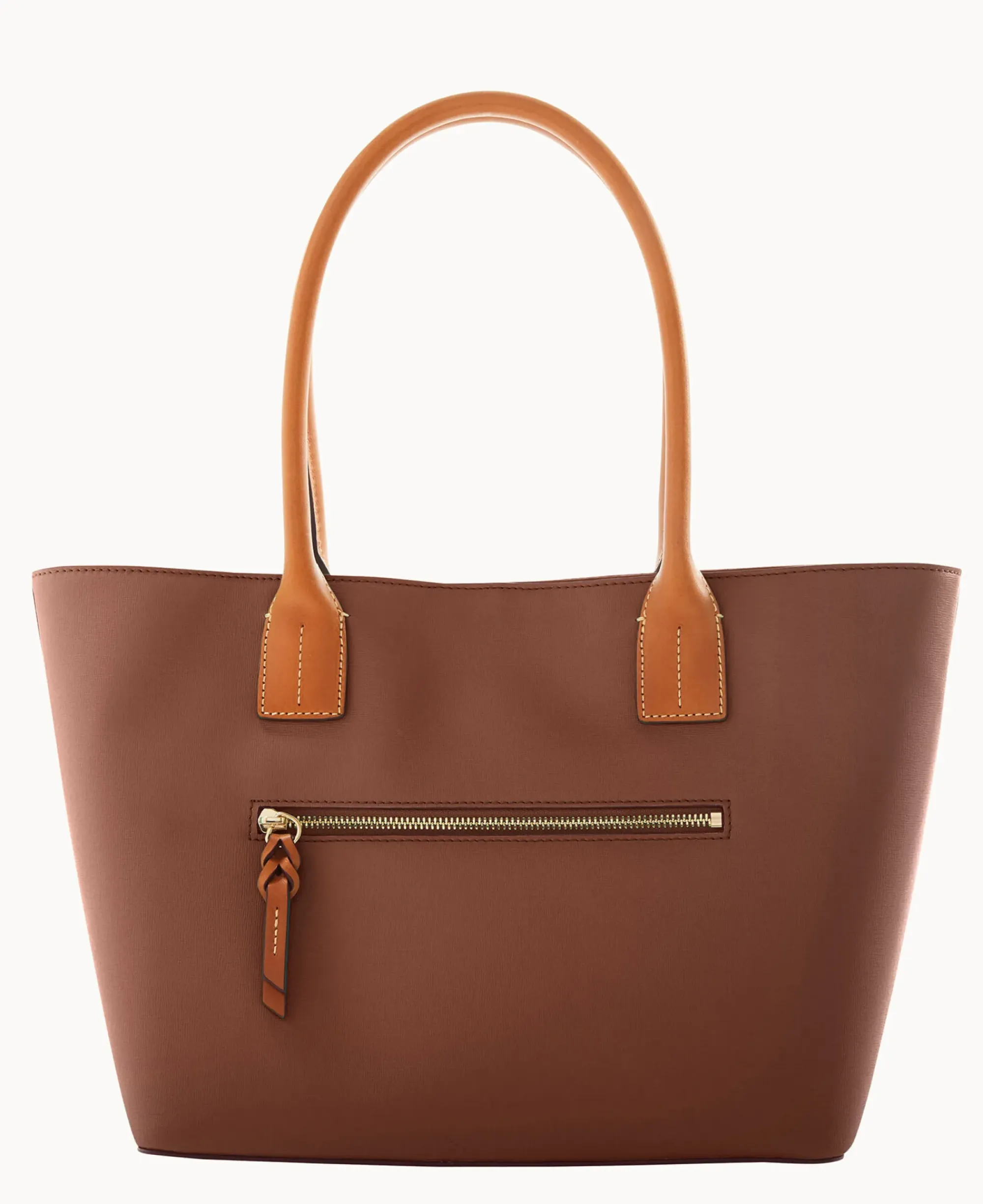 Dooney & Bourke The Saffiano Collection|Textured Leather<Saffiano Small Russel Amber