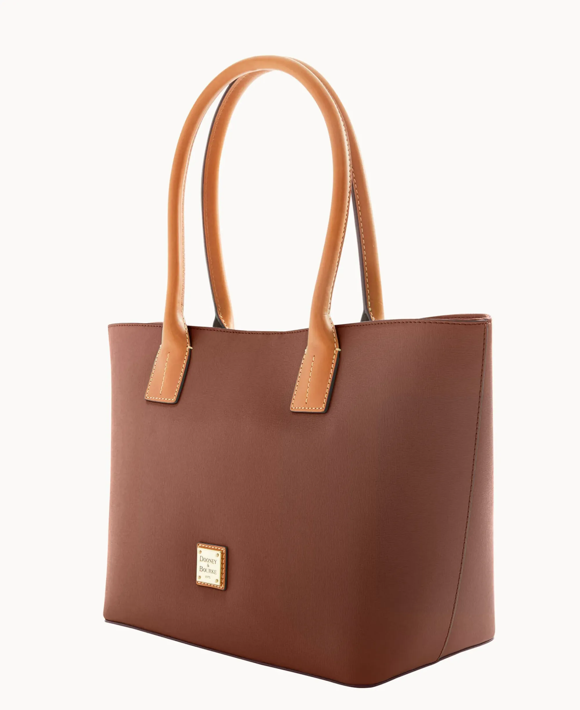 Dooney & Bourke The Saffiano Collection|Textured Leather<Saffiano Small Russel Amber