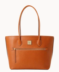 Dooney & Bourke The Saffiano Collection|Textured Leather<Saffiano Tote Natural