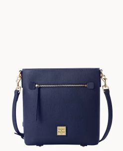 Dooney & Bourke The Saffiano Collection|Textured Leather<Saffiano Zip Crossbody Marine