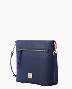 Dooney & Bourke The Saffiano Collection|Textured Leather<Saffiano Zip Crossbody Marine