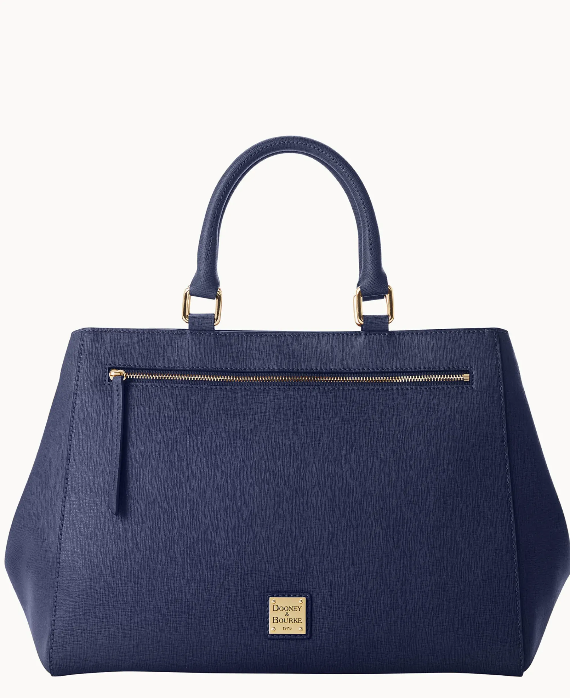 Dooney & Bourke The Saffiano Collection|Ready For the Getaway<Saffiano Zip Satchel Marine