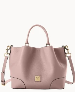 Dooney & Bourke Pebbled Leather|Shoulder Bags<Sorrento Barlow Mushroom
