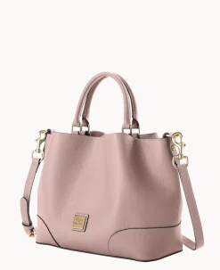 Dooney & Bourke Pebbled Leather|Shoulder Bags<Sorrento Barlow Mushroom