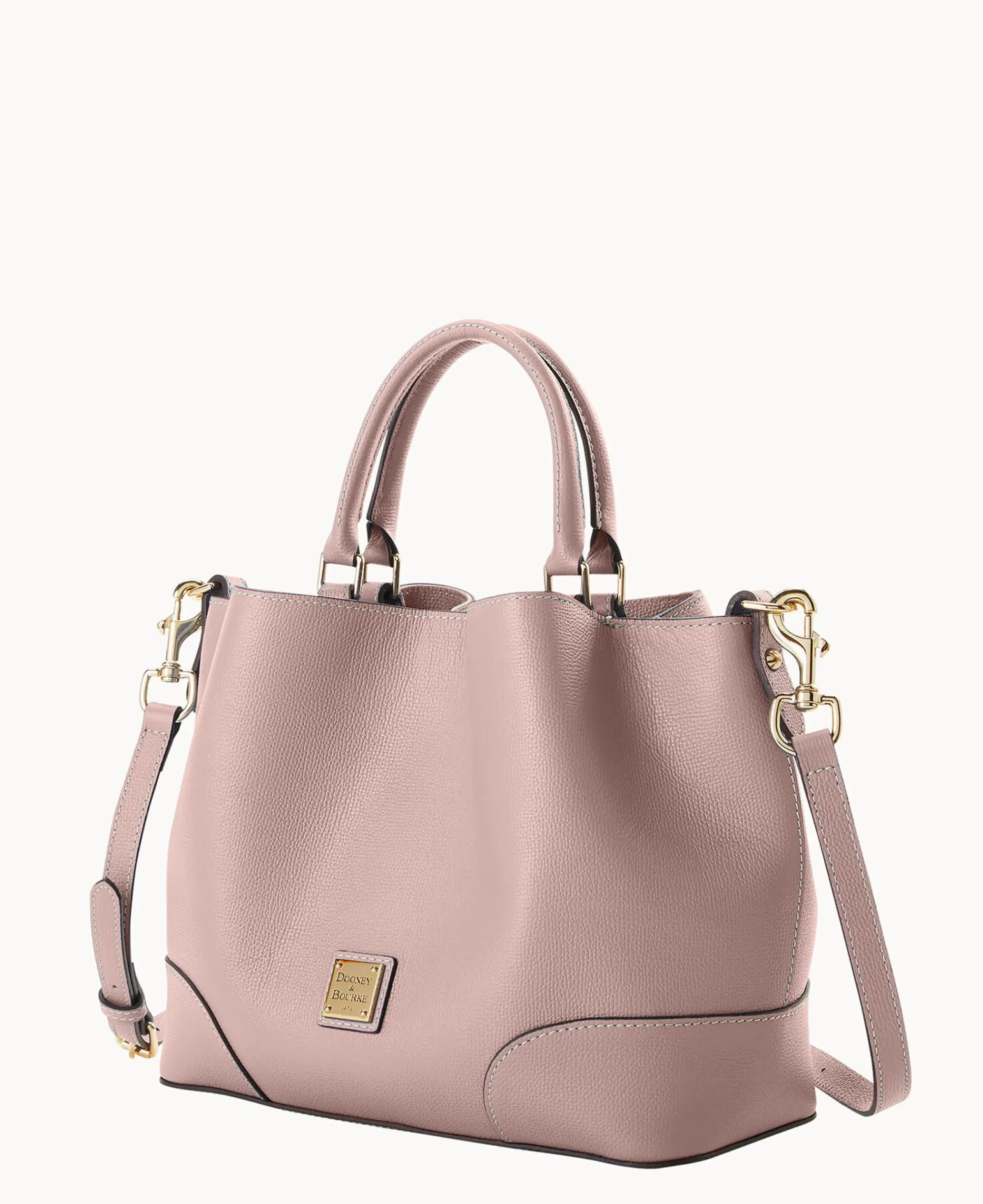 Dooney & Bourke Pebbled Leather|Shoulder Bags<Sorrento Barlow Mushroom