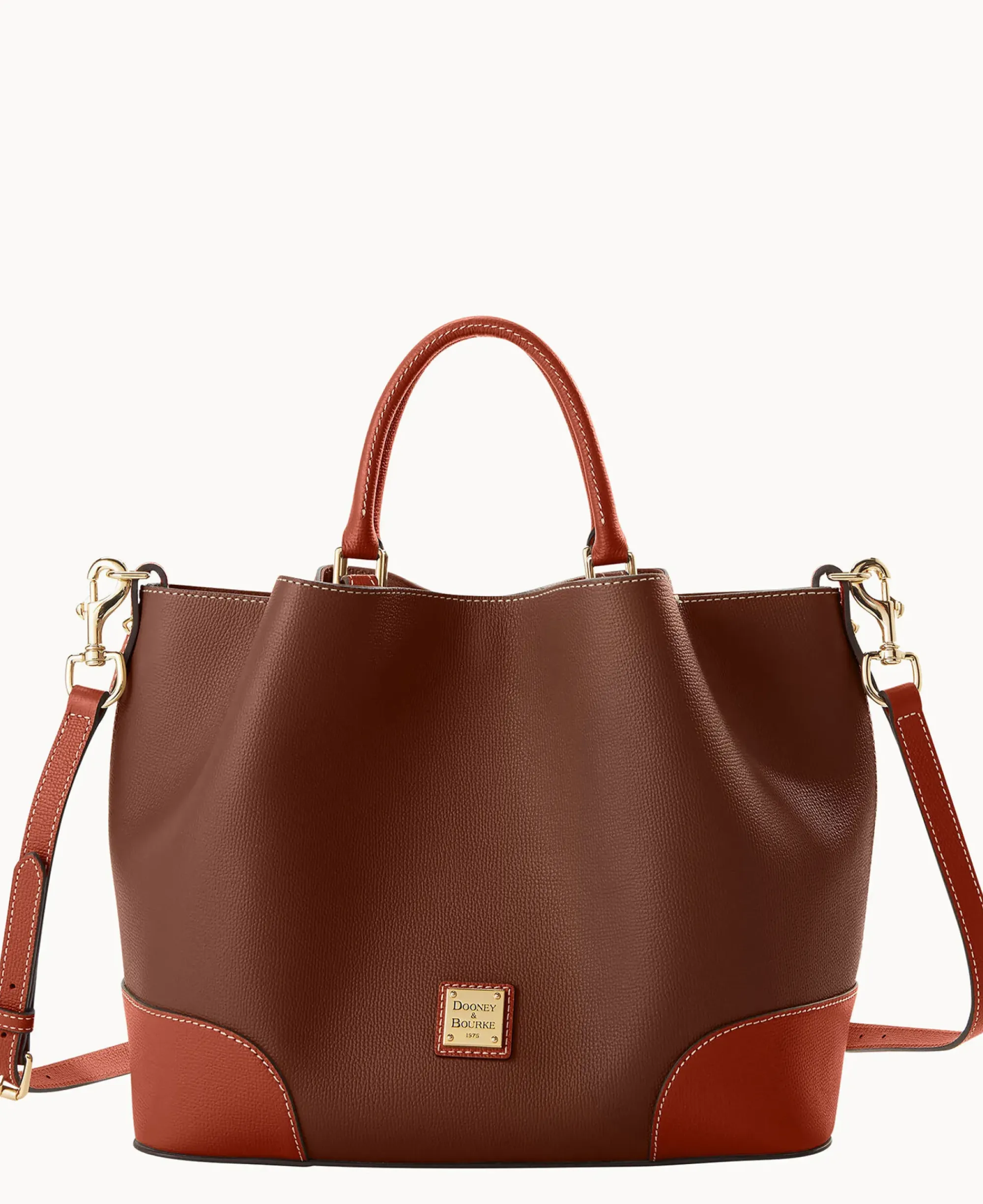 Dooney & Bourke Pebbled Leather|Shoulder Bags<Sorrento Large Barlow Bark