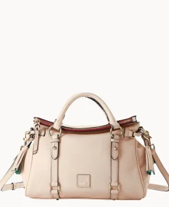 Dooney & Bourke The Pebble Grain Collection|Pebbled Leather<Sorrento Large Satchel Cream