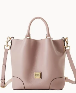 Dooney & Bourke Pebbled Leather|Mini Bags<Sorrento Small Barlow Mushroom