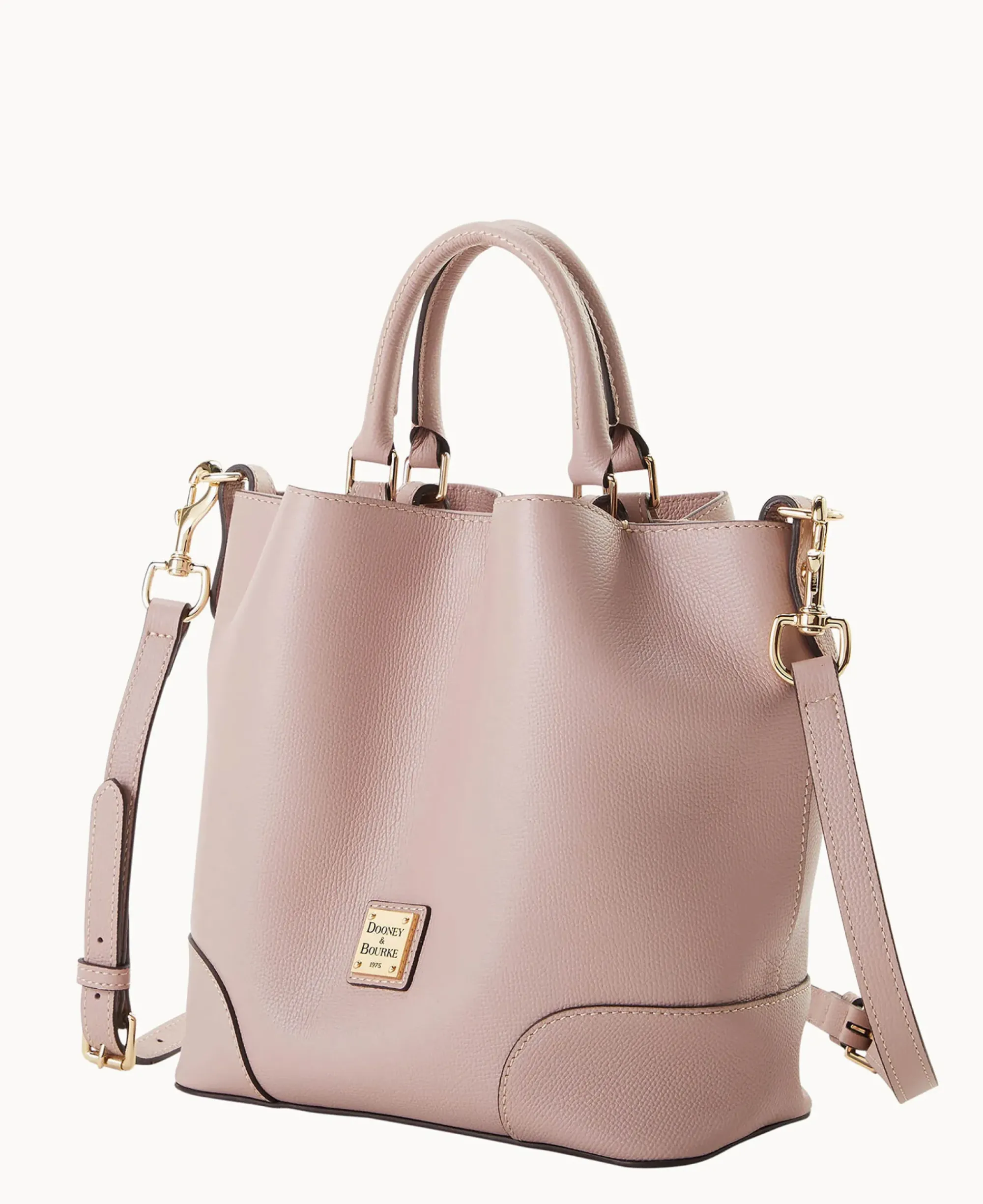 Dooney & Bourke Pebbled Leather|Mini Bags<Sorrento Small Barlow Mushroom