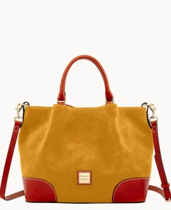 Dooney & Bourke Ready For the Getaway|Textured Leather<Suede Brenna Chamois