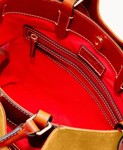 Dooney & Bourke Ready For the Getaway|Textured Leather<Suede Brenna Chamois