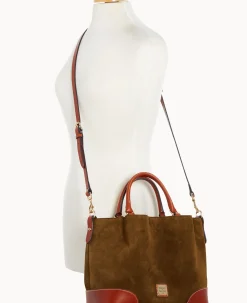 Dooney & Bourke Ready For the Getaway|Textured Leather<Suede Brenna Olive