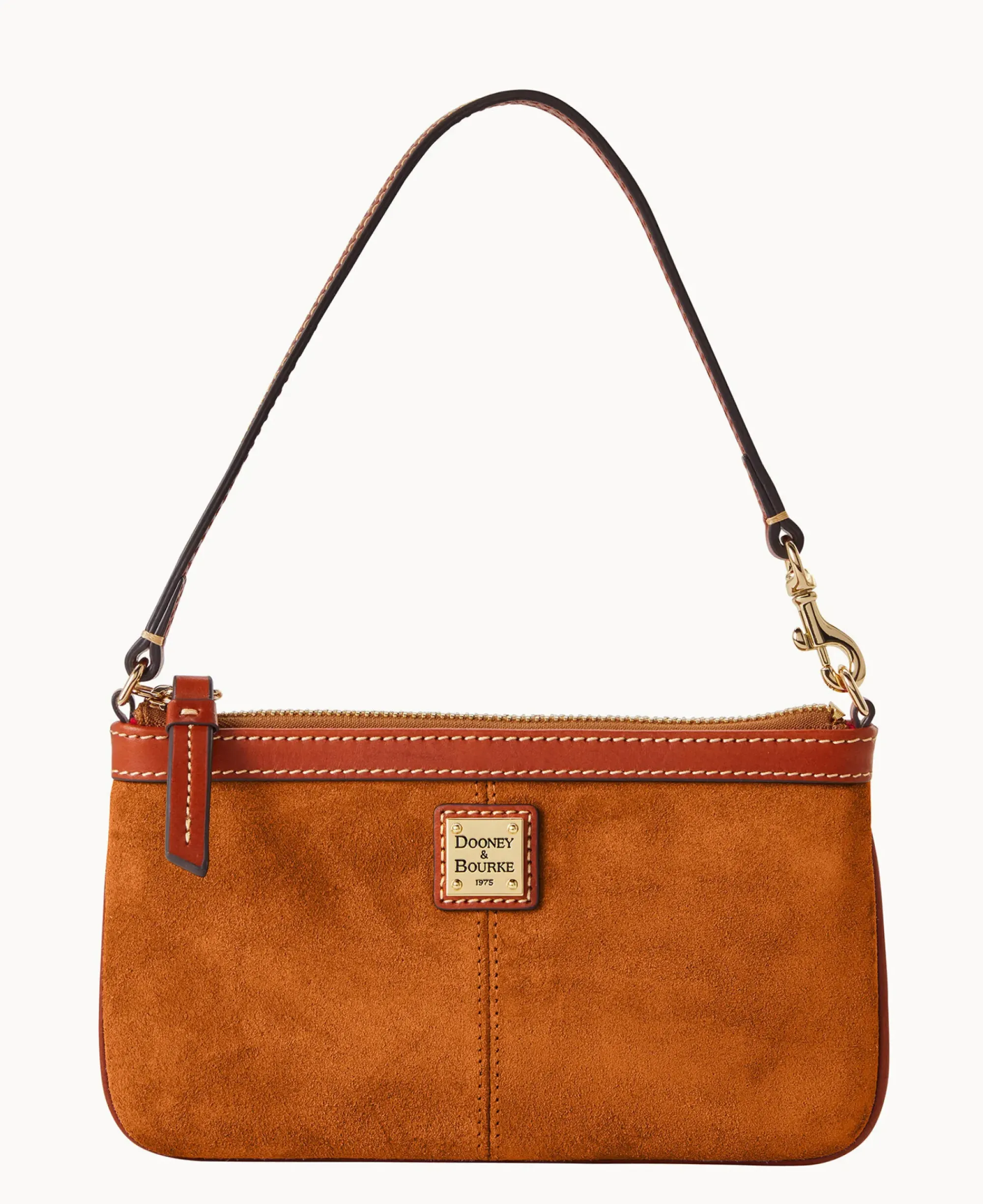 Dooney & Bourke Grab and Go|Wristlets<Suede Large Slim Wristlet Amber