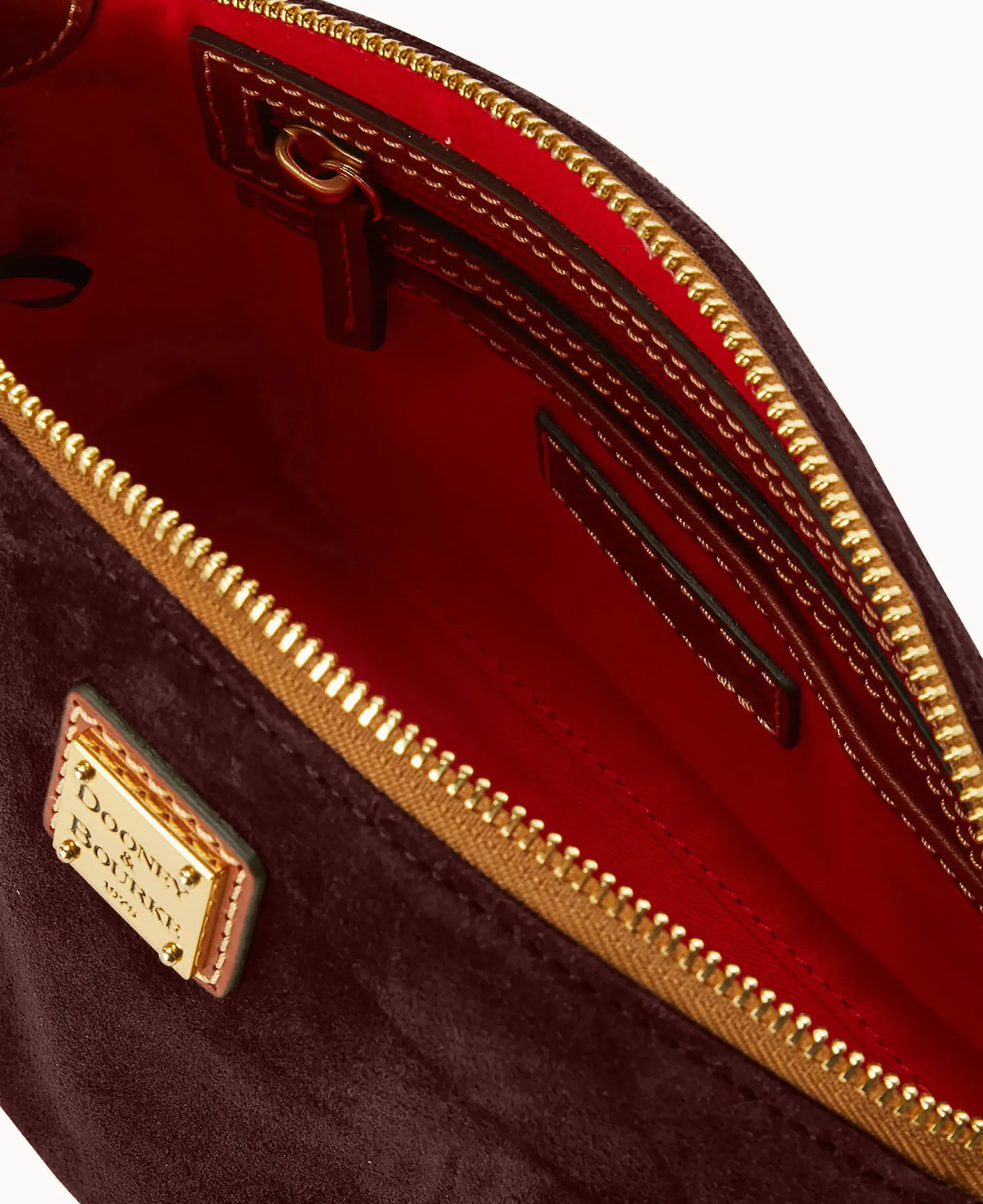 Dooney & Bourke Textured Leather|Mini Bags<Suede Penny Crossbody Wine