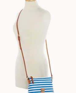 Dooney & Bourke Spring Style|Mini Bags<Sullivan Coated Cotton Crossbody Pouchette Blue