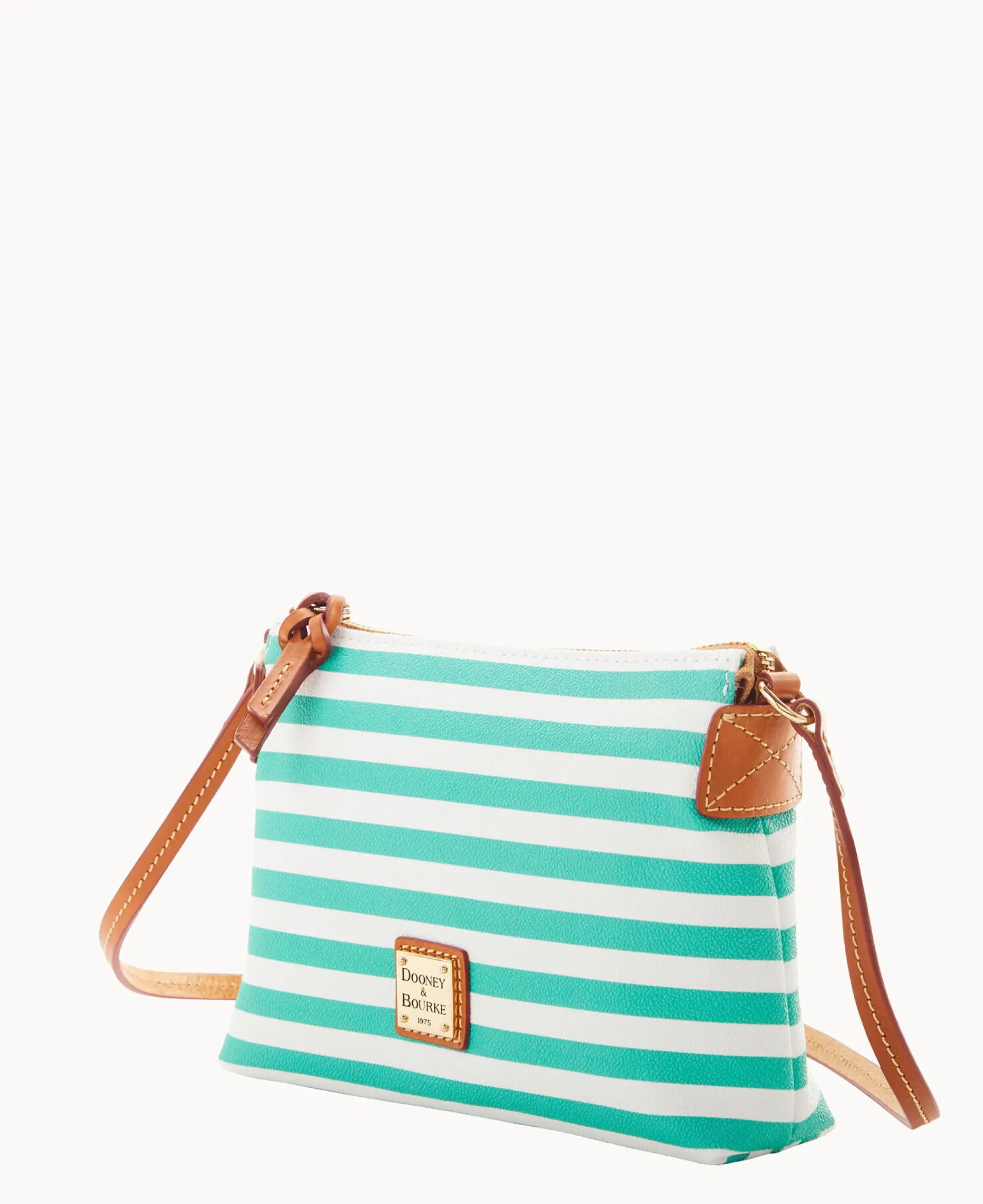 Dooney & Bourke Spring Style|Mini Bags<Sullivan Coated Cotton Crossbody Pouchette Sea Foam