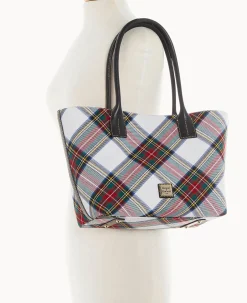 Dooney & Bourke Printed Fabric|Mini Bags<Tartan Small Russel White