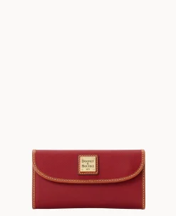 Dooney & Bourke Grab and Go|Clutches<Torino Continental Clutch Cranberry