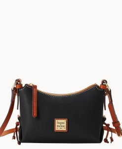 Dooney & Bourke Textured Leather|Mini Bags<Torino Crossbody 20 Black