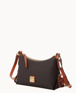 Dooney & Bourke Textured Leather|Mini Bags<Torino Hobo Crossbody Brown