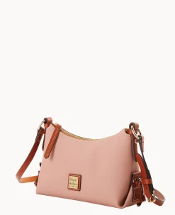 Dooney & Bourke Textured Leather|Mini Bags<Torino Hobo Crossbody Dusty Rose