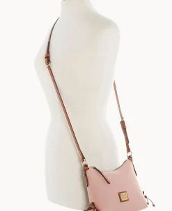 Dooney & Bourke Textured Leather|Mini Bags<Torino N S Crossbody 20 Dusty Rose