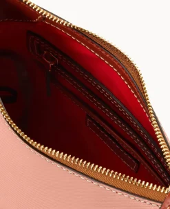 Dooney & Bourke Textured Leather|Mini Bags<Torino N S Crossbody 24 Dusty Rose