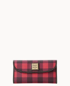 Dooney & Bourke Grab and Go|Clutches<Tucker Continental Clutch Red
