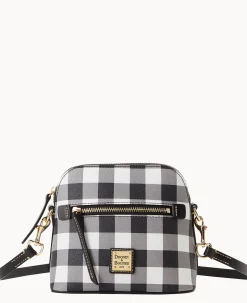 Dooney & Bourke Printed Fabric|Mini Bags<Tucker Domed Crossbody Black