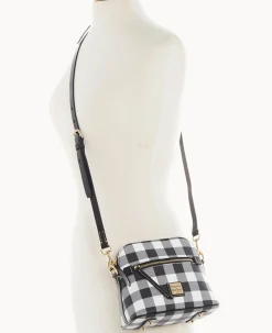 Dooney & Bourke Printed Fabric|Mini Bags<Tucker Domed Crossbody Black