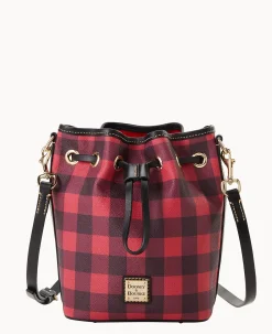 Dooney & Bourke Printed Fabric|Mini Bags<Tucker Small Drawstring Red