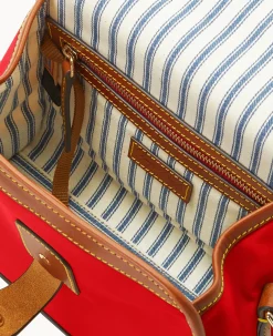 Dooney & Bourke The Wayfarer Collection|Nylon<Wayfarer Flap Crossbody Red