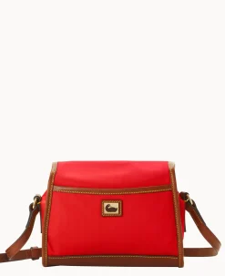 Dooney & Bourke The Wayfarer Collection|Nylon<Wayfarer Flap Crossbody Red