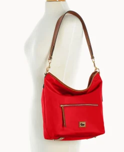 Dooney & Bourke The Wayfarer Collection|Ready For the Getaway<Wayfarer Hobo Red