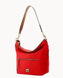 Dooney & Bourke The Wayfarer Collection|Ready For the Getaway<Wayfarer Hobo Red