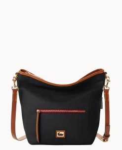 Dooney & Bourke The Wayfarer Collection|Nylon<Wayfarer Small Hobo Crossbody Black