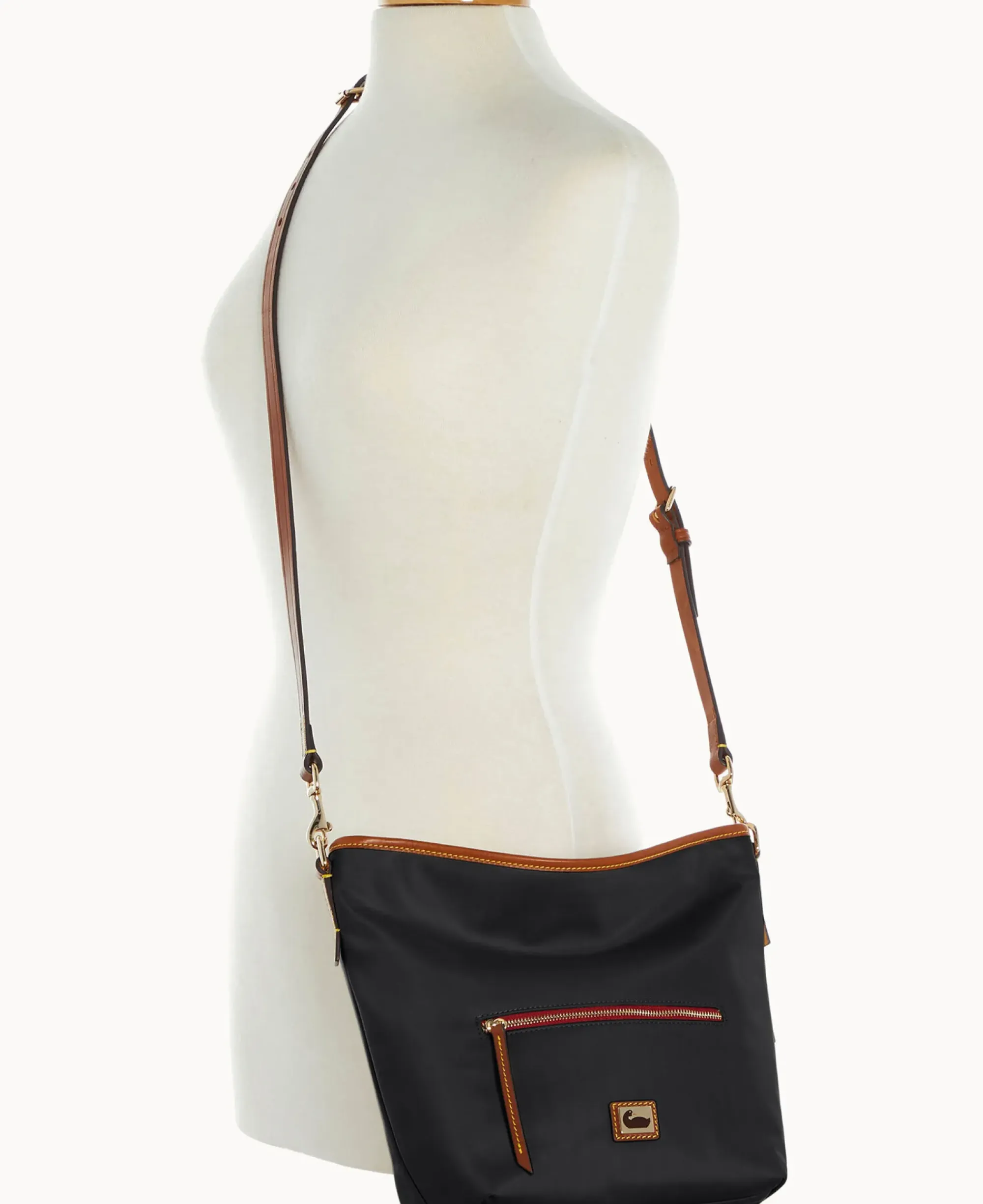 Dooney & Bourke The Wayfarer Collection|Nylon<Wayfarer Small Hobo Crossbody Black