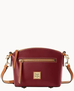 Dooney & Bourke Smooth Leather|Mini Bags<Wexford Leather Domed Crossbody Mulberry