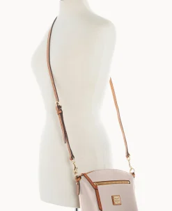 Dooney & Bourke Smooth Leather|Shoulder Bags<Wexford Leather Domed Crossbody Oyster