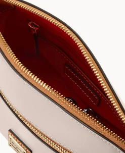 Dooney & Bourke Smooth Leather|Shoulder Bags<Wexford Leather Domed Crossbody Oyster