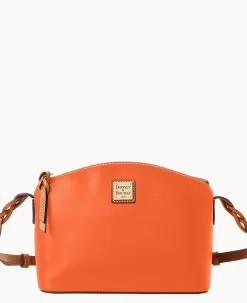Dooney & Bourke Smooth Leather|Mini Bags<Wexford Leather Penny Crossbody Coral