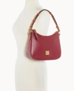 Dooney & Bourke Smooth Leather|Mini Bags<Wexford Leather Small Kiley Hobo Mulberry