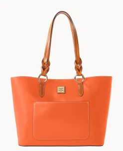 Dooney & Bourke Ready For the Getaway|Smooth Leather<Wexford Leather Tammy Tote Coral