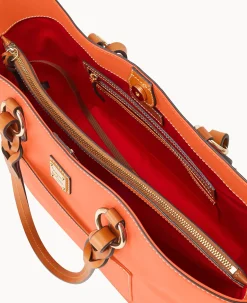 Dooney & Bourke Ready For the Getaway|Smooth Leather<Wexford Leather Tammy Tote Coral